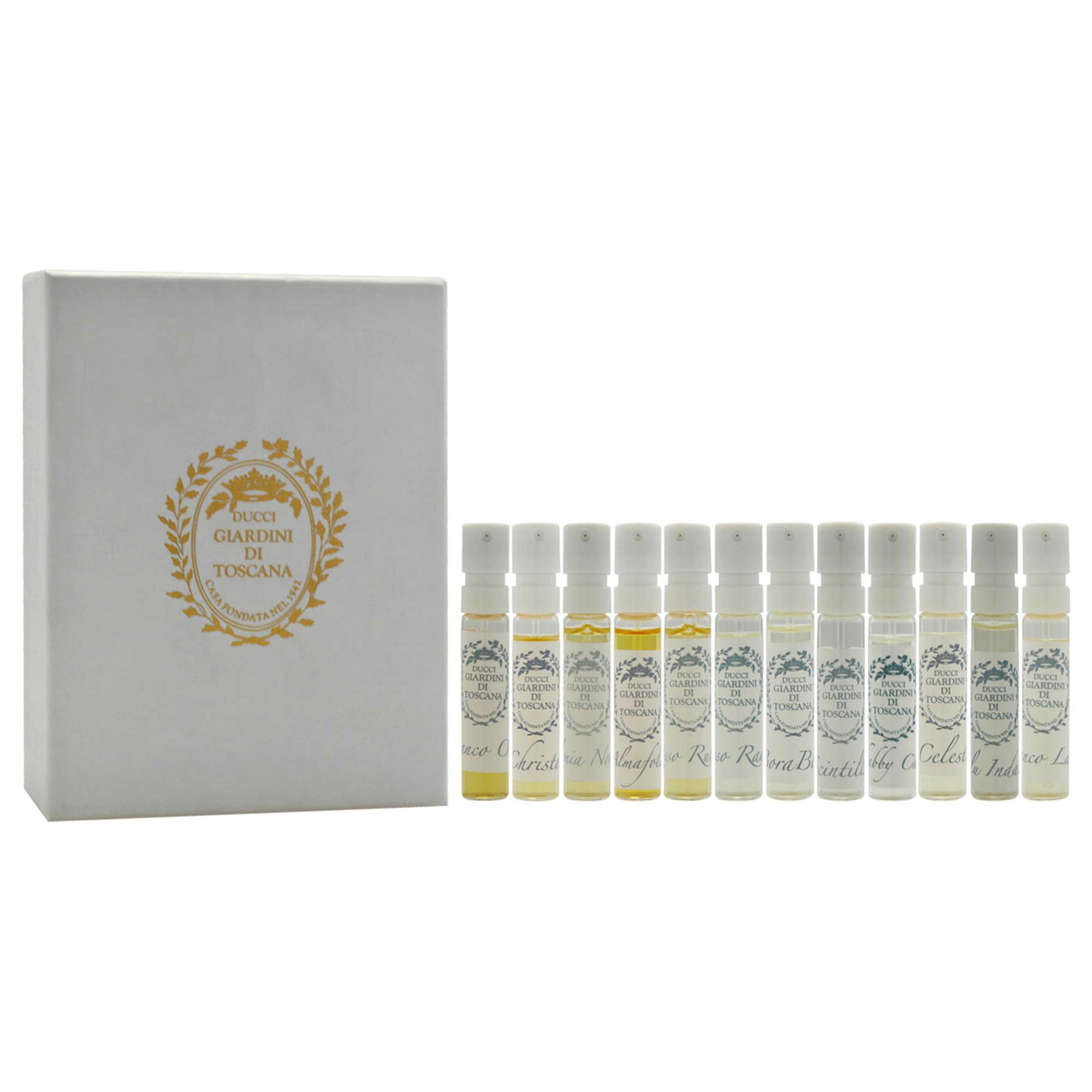 香水(女性用) Feminine Discovery Set Discovery Set by Giardini Di Toscana for Unisex - 12 Pc Mini Gift